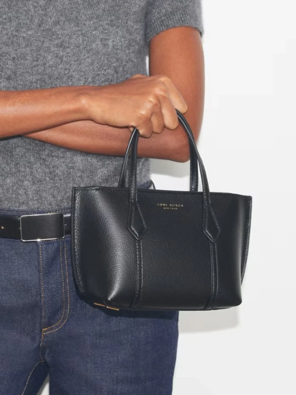 Tory Burch MINI PERRY TOTE Black